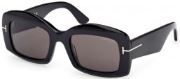 Gafas de Sol - Tom Ford - VENETIA FT1218 - 01A  SHINY BLACK // GREY