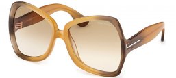 Gafas de Sol - Tom Ford - JERRY FT1222 - 41F  YELLOW GRADIENT // BROWN GRADIENT