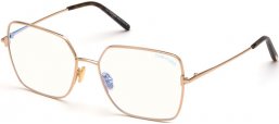 Monturas - Tom Ford - FT5739-B - 028  SHINY GOLD