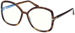 Monturas - Tom Ford - FT5845-B - 052  DARK HAVANA