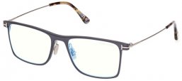 Monturas - Tom Ford - FT5865-B - 013  MATTE DARK RUTHENIUM