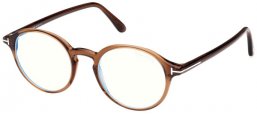 Monturas - Tom Ford - FT5867-B - 048  SHINY BROWN