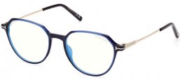 Monturas - Tom Ford - FT5875-B - 090  SHINY BLUE