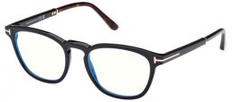 Monturas - Tom Ford - FT5890-B - 005  BLACK HAVANA