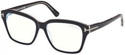 Monturas - Tom Ford - FT5955-B - 003  BLACK CRYSTAL