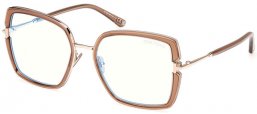 Monturas - Tom Ford - FT5985-B - 045  SHINY LIGHT BROWN