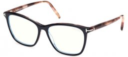 Monturas - Tom Ford - FT5989-B - 005  BLACK HAVANA