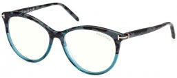 Monturas - Tom Ford - FT5990-B - 055  HAVANA BLUE