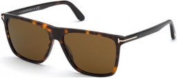 Gafas de Sol - Tom Ford - FLETCHER FT0832 - 52J  DARK HAVANA // BROWN