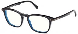 Monturas - Tom Ford - FT5960-B - 001  SHINY BLACK