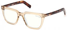 Monturas - Tom Ford - FT5963-B - 045  SHINY LIGHT BROWN