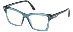 Lunettes de vue - Tom Ford - FT5964-B - 092  SHINY BLUE