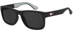 Gafas de Sol - Tommy Hilfiger - TH 1556/N/S - 08A (IR) BLACK GREY // GREY