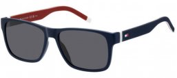 Gafas de Sol - Tommy Hilfiger - TH 1718/S - FLL (IR) MATTE BLUE // GREY