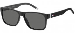 Gafas de Sol - Tommy Hilfiger - TH 1718/S - RIW (M9) MATTE GREY // GREY POLARIZED