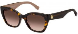 Lunettes de soleil - Tommy Hilfiger - TH 1980/S - 086 (HA) HAVANA // BROWN GRADIENT