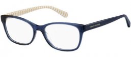 Monturas - Tommy Hilfiger - TH 2008 - 46C BLUE PATTERNED WHITE