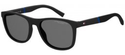 Gafas de Sol - Tommy Hilfiger - TH 2042/S - 003 (M9) MATTE BLACK // GREY POLARIZED