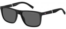 Gafas de Sol - Tommy Hilfiger - TH 2043/S - 003 (M9) MATTE BLACK // GREY POLARIZED