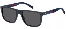 Gafas de Sol - Tommy Hilfiger - TH 2043/S - FLL (IR) MATTE BLUE // GREY