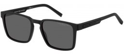 Gafas de Sol - Tommy Hilfiger - TH 2088/S - 003 (M9) MATTE BLACK // GREY POLARIZED