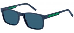 Gafas de Sol - Tommy Hilfiger - TH 2089/S - FLL (KU) MATTE BLUE // BLUE GREY