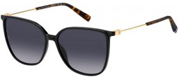 Gafas de Sol - Tommy Hilfiger - TH 2095/S - 807 (9O) BLACK // GREY GRADIENT