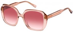 Lunettes de soleil - Tommy Hilfiger - TH 2105/S - FWM (3X) NUDE // PINK GRADIENT