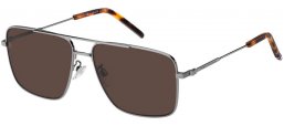 Gafas de Sol - Tommy Hilfiger - TH 2110/S - 6LB (70) RUTHENIUM // BROWN