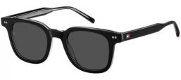 Gafas de Sol - Tommy Hilfiger - TH 2126/S - 807 (IR) BLACK // GREY