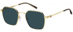 Gafas de Sol - Tommy Hilfiger - TH 2133/S - J5G (KU) GOLD // BLUE