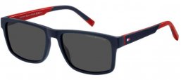 Gafas de Sol - Tommy Hilfiger - TH 2142/S - 8RU (IR) BLUE RED // GREY