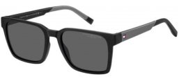 Gafas de Sol - Tommy Hilfiger - TH 2143/S - 08A (M9) BLACK GREY // GREY POLARIZED