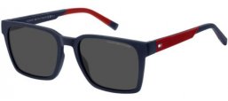 Gafas de Sol - Tommy Hilfiger - TH 2143/S - 8RU (IR) BLUE RED // GREY