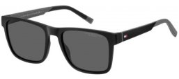 Gafas de Sol - Tommy Hilfiger - TH 2144/S - 08A (M9) BLACK GREY // GREY POLARIZED