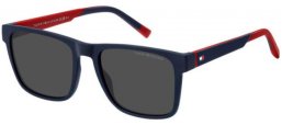 Gafas de Sol - Tommy Hilfiger - TH 2144/S - 8RU (IR) BLUE RED // GREY