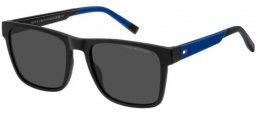 Gafas de Sol - Tommy Hilfiger - TH 2144/S - D51 (IR) BLACK BLUE // GREY