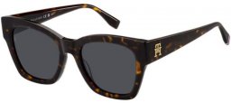 Gafas de Sol - Tommy Hilfiger - TH 2156/S - 086 (IR) HAVANA // GREY