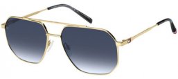 Gafas de Sol - Tommy Hilfiger - TH 2191/S - J5G (08) GOLD // DARK BLUE GRADIENT