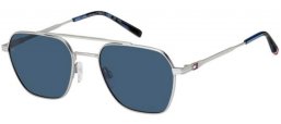 Gafas de Sol - Tommy Hilfiger - TH 2192/S - CTL (KU) MATTE PALLADIUM // BLUE