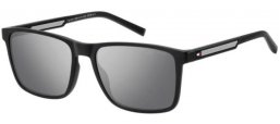 Gafas de Sol - Tommy Hilfiger - TH 2201/S - 08A (TI) BLACK GREY //  SILVER MIRROR HIGHTCONTRAT