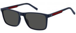 Gafas de Sol - Tommy Hilfiger - TH 2201/S - 8RU (IR) BLUE RED // GREY