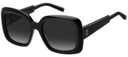 Gafas de Sol - Tommy Hilfiger - TH 2208/S - 807 (9O) BLACK // DARK GREY GRADIENT