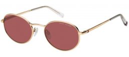 Gafas de Sol - Tommy Hilfiger - TH 2219/S - 000 (4S) ROSE GOLD // BURGUNDY