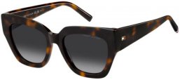 Gafas de Sol - Tommy Hilfiger - TH 2223/S - 086 (9O) HAVANA // DARK GREY GRADIENT