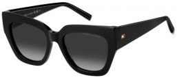 Gafas de Sol - Tommy Hilfiger - TH 2223/S - 807 (9O) BLACK // DARK GREY GRADIENT