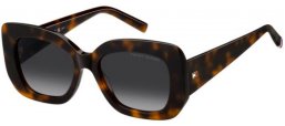 Gafas de Sol - Tommy Hilfiger - TH 2224/S - 086 (9O) HAVANA // DARK GREY GRADIENT