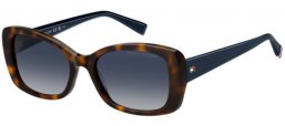 Gafas de Sol - Tommy Hilfiger - TH 2225/S - IPR (08) HAVANA BLUE // DARK BLUE GRADIENT