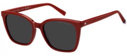 Gafas de Sol - Tommy Hilfiger - TH 2226/S - LHF (IR) BURGUNDY // GREY