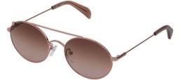 Gafas de Sol - Tous - STO386 - 0R15  SHINY PEACH PINK // BROWN GRADIENT